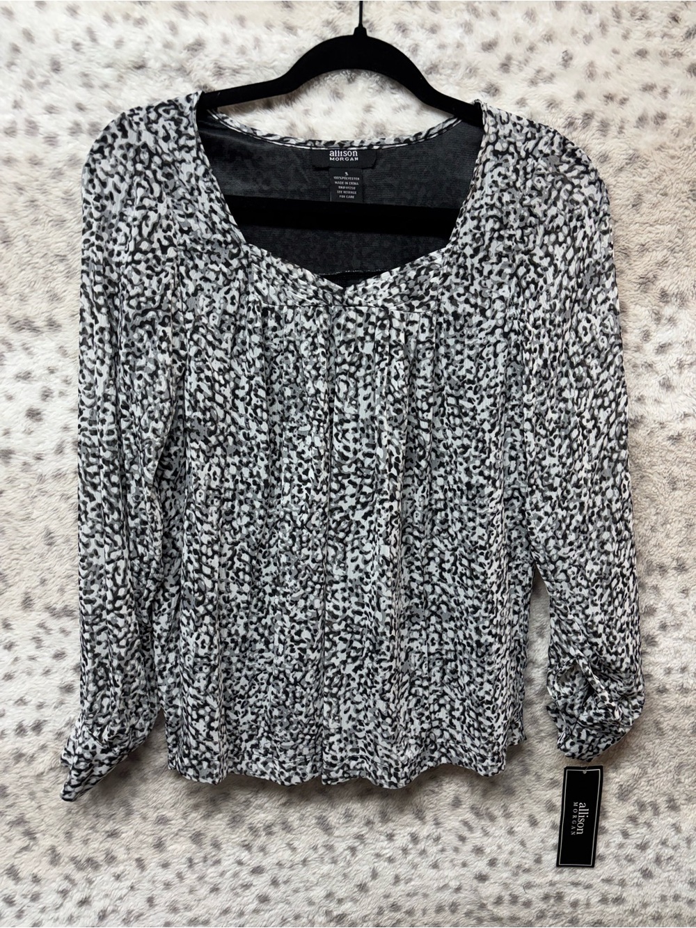Y2K ALLISON MORGAN SQUARE-NECK TOP